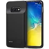 Battery Case for Samsung Galaxy S10e, 4700mAh Portable Charging Case Protective Extended Battery Charger Case Compatible with Samsung S10e (Black)