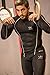 Mava Sports Compression Long Sleeve Top for Men - Baselayer Athletic Workout T-Shirts for Fitness, Running and Gym Workout