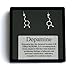 Dopamine Earrings (Molecular Structure)