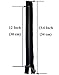 Beaulegan Metal Zipper Set 8 Pcs - #3 Antique Brass Close-end 12 Inch (30 cm), Assorted Color