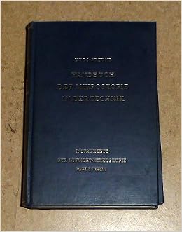 Handbuch Der Mikroskopie In Der Technik Band One Die Optischen