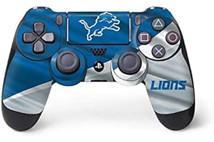 Skinit Decal Gaming Skin Compatible with PS4 Pro/Slim Controller - Officially Licensed NFL Detroit Lions Design