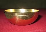 Artcollectibles India Set Of 3 Brass Bowls Hindu Puja Item India Havan Aarti Tika Mauli Holi Religious