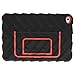 Gumdrop Cases Hideaway Stand for Apple iPad Mini 4 (Late 2015) A1538 A1550 Rugged Tablet Case Shock Absorbing Cover, Black/Red