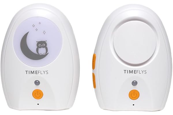 TimeFlys Audio Baby Monitor Paladin Portable, Rechargeable, Extra Long Range up to 2000 ft, Night Light,Camping