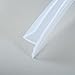 uxcell 1/4 inch Glass Applicable h Frameless Window Shower Doors Sealed Clear 39 inch 1Pcs