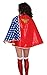 Rubie's Women's DC Comics Wonder Woman Deluxe 30-Inch Cape