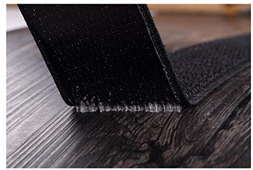 1'' Self Adhesive Hook and Loop 5 Yards Tape Fastener Sticky Back (Black) ... (1 inch by 15 Feet) - Thumbnail 2