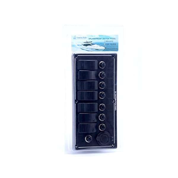 Amarine-made-7-Gang-Aluminium-LED-Rocker-CIG-Socket-Circuit-Breaker-Waterproof-Marineboatrv-Switch-Panel Amarine-made-7-Gang-Aluminium-LED-Rocker-CIG-Socket-Circuit-Breaker-Waterproof-Marineboatrv-Switch-Panel