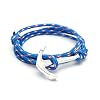 VIRGINSTONE-Silver-Anchor-Bracelets-on-Colorful-Nylon-Ropes VIRGINSTONE-Silver-Anchor-Bracelets-on-Colorful-Nylon-Ropes