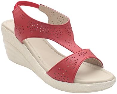 SUYASH Women's Art Sole Synthetic Wedges