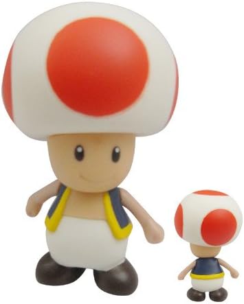 Super Mario Toad Mushroom 3.5" PVC Figure Toy
