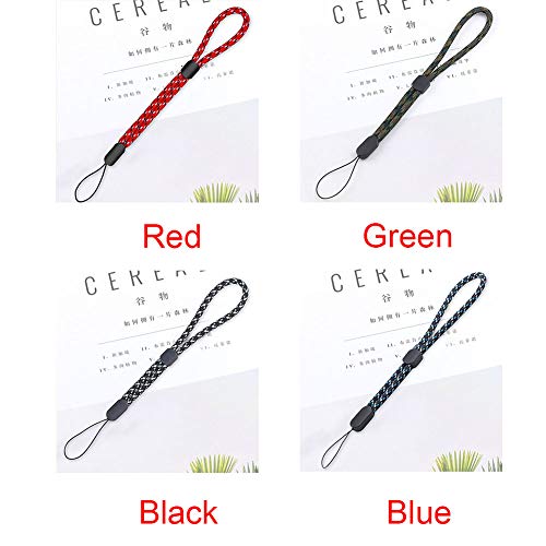 YOTHG Phone Lanyard Accessories DIY Handheld Devices Jacquard Portable Hang Rope Key Holder Wear Resistant Short ID Badge Wrist Straps Adjustable Anti Lost