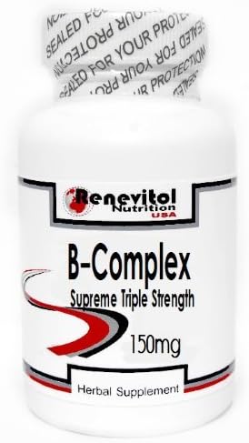 B-Complex 150mg Supreme Triple Strength 200 Capsules ~ Renevitol