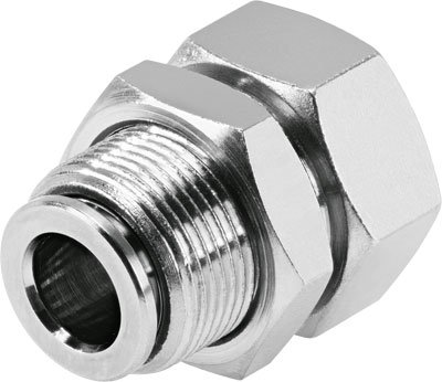 Festo 578298 Model NPQH-H-G14F-Q8-P10 Push-In Bulkhead Fitting (Pack of 10)