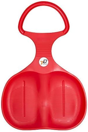 TuffGear 35 Inch Kids Snow Toboggan Sled Set for Outdoor Winter Slider Downhill Snow Board 35-inch