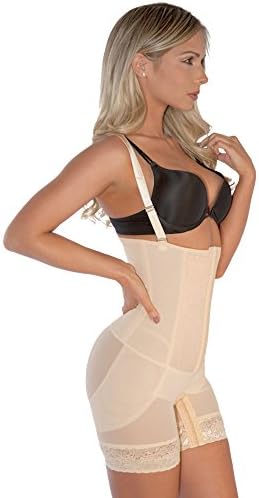 Pink Shaper Body Fiesta High Waist Long Leg Girdle (38, Beige)