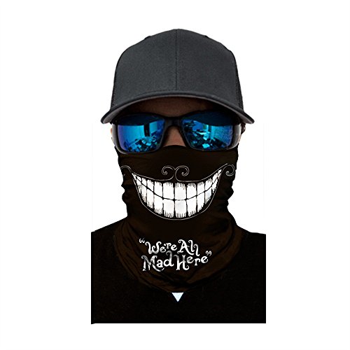 yijiamaoyiyouxia Cycling Motorcycle Head Scarf Neck Warmer Face Mask Ski Balaclava Headband (E)