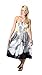 Alki'i One-Size-fits-All Tube Dress/Coverup - Black Floral Print