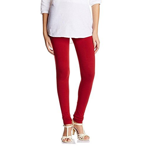 Women's Cotton Chudidar Leggings (Red)
