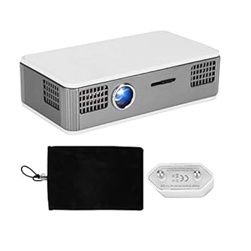 ASHATA Mini Proyector Inteligente Prtátil, WiFi Bluetooth ...