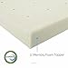 LUCID 3 Inch Ventilated Memory Foam Mattress Topper 3-Year Warranty - Twin