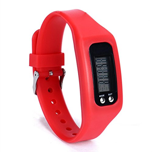 Kanzd New Sports Digital LCD pedometer Run Step Walking Distance calorie Counter Watch Bracelet (G)