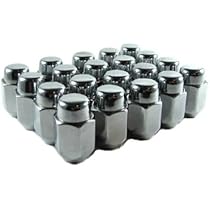 Excalibur Chrome Acorn Lug Nuts – 1/2-20, 5 Left & 5 Right, 60-Degree Conical Seat