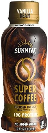 Sunniva Super Coffee Vanilla Bean, Pack Of 24