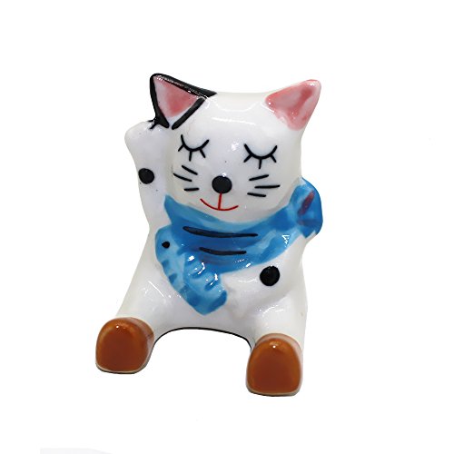 image for SWTool Selling Wonderful Cute Ceramics Lucky Cat Chopsticks Rest Dinne