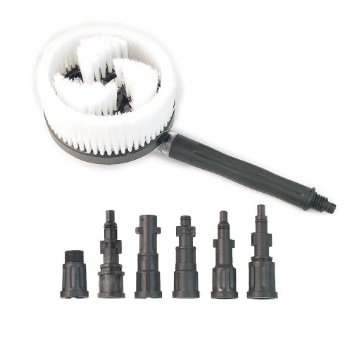 New Universal Pressure Washer Rotary Brush Accessory Kit Power Cleaning Brushes