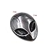 Jili Online 3D Car Full Metal Alien Head Logo Sticker Badge Emblem Car Decals Creative