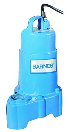 Barnes 112875 Model Sp50x Submersible Cast Iron Sump Pump 1 2 Hp