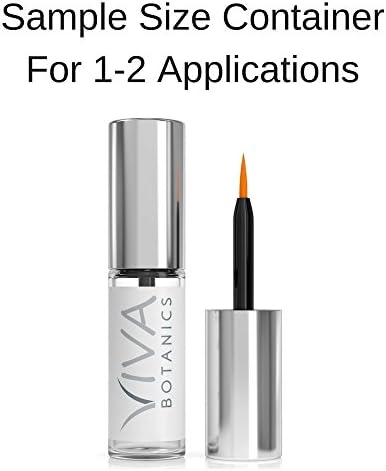 Longer and Thicker Looking Eyelashes &amp; Eyebrows! Viva Botanics Lash &amp; Brow Booster Serum Boosts Enhances Conditions Gives The Lush Appearance Of Natural Eyelash Growth &amp; Regrowth Best Selling (1.0 ml)