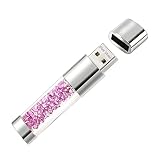 Lovely Diamond USB 2.0 Flash Drive Data Storage Memory Stick USB Stick Pendrive Gift (32GB, Purple) (Color: Purple, Tamaño: 32GB)