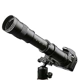 Lightdow 420-800mm F/8.3-16 Super Telephoto Manual Zoom Lens + T-Mount
For Nikon D7500 D500 D600 D610 D700 D750 D800 D810 D850 D3100 D3200
D3300 D3400 D5100 D5200 D5300 D5500 D5600 D7000 D7100 D7200