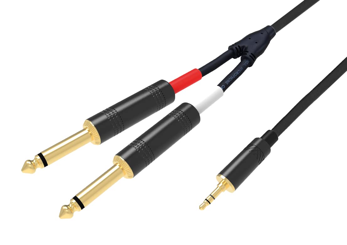 RIDEM Cable 3.5 mm ST / 2 x 6.3 mm mono - 1.5 mt