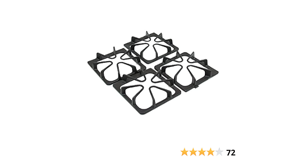Amazon.com: Whirlpool W10447925 - Juego de rejilla de quemador, color gris  : Electrodomésticos