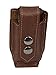 New Barsony Brown Leather Single Magazine Pouch for Mini/Small 22 25 32 380