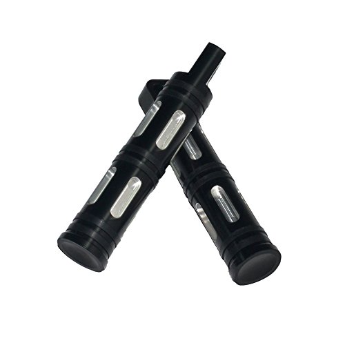 Edge Cut Foot Pegs Mount Clamp Black Motorcycle 1.25" 1 1/4" 32mm Motorcycle Engine Highway Guard Pilot Foot Pegs Mount Clamp Footpegs Footrest For Harley Davidson Touring Yamaha Honda Kawasaki - Thumbnail 5