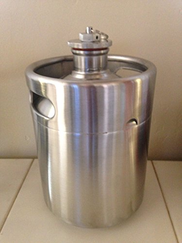 2l /64 oz steel mini keg