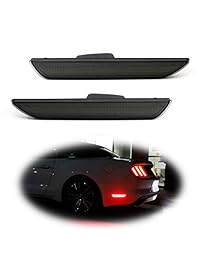 iJDMTOY (2) Luces LED de marcador lateral para Ford Mustang parachoques delantero o trasero