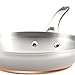 Anolon Nouvelle Stainless Steel Sauce Pan/Saucepan/Saucier with Lid, 2.5 Quart, Silver