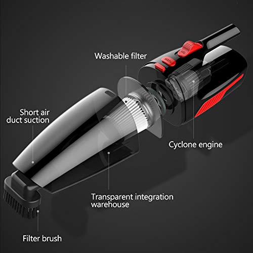 BetterLife2 Rechargeable Charge Handheld Vacuum Car Cordless Vacuum Cleaner Easy Clean Cyclone Suction Lightweight Hand Vac - Thumbnail 5