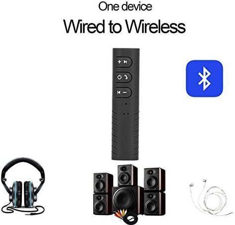 Shopline 3.5mm Jack Bluetooth Car Kit Music Audio Receiver Adapter Aux Kit for Speaker Headphone Car Stereo