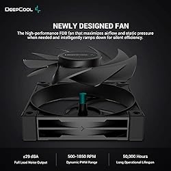 DeepCool AK400 CPU Air Cooler 220w TDP 6mm x 4