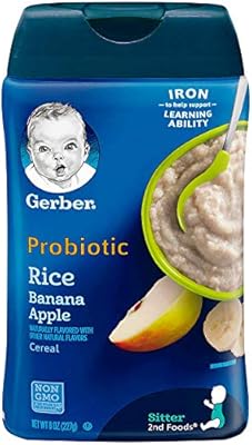gerber probiotic rice cereal