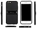 Nicexx iPhone 6/ 6S Case with Kickstand and Dual Layer Protection with Soft TPU & Hard PC Premium Luxury Shock Absorbing Shockproof Cover for iPhone 6/ 6S (Black)