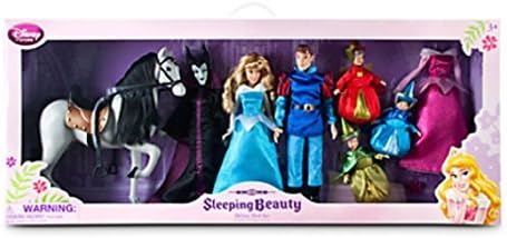 Disney - Sleeping Beauty Deluxe Doll Set Maleficent, Aurora, Phillip, Samson, Fairies