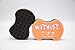 Nudred Hair Sponge for Black Men and Women, Hair Twisting Sponge, Barber Curling Care Tool, Brushes for Curling Afro Style Dreads, Curls, Coils & Twists, Curl Sponge Brush with Small Holes, Orange